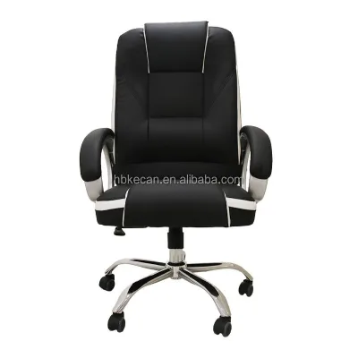 Modern Ergonomic Office Chair Racing Back Design Adjustable Headrest Lumbar Support for Comfortable Executive Gaming Use