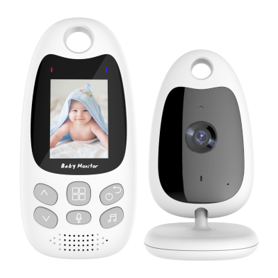 Wireless White Baby Safety Audio Baby Monitor 2 Inches Wireless Baby Monitor VB610