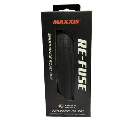 MAXXIS Re-fuse 700 X 23C/28C Bicycle Tire MaxxShield 60 TPI Endurance Road Tire Road Bike Mountain Black Foldable Tire