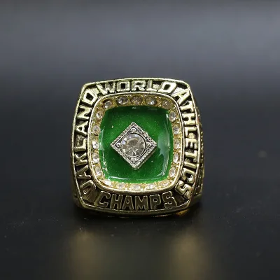Wholesale Europe and America popular memorial nostalgic classic ring 1989 Oakland Athletics championship ring