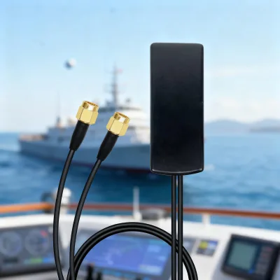High Gain 28dBi 2-in-1 4G GPS Antenna with Low Noise Amplifier for Car Navigation and Vehicle Tracking