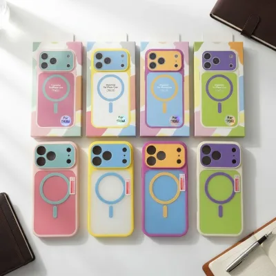 2026 New Style Case Skin TPU+PC for iPhone 18 Pro Max 2500 Gauss Magnetic Phone Case with High Quality Cover 18 Pro New Model