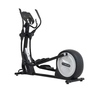 Commercial Gym Elliptical Machine Manual Adjustable Resistance Aerobic Exercise Equipment Vertical Magnetic Control Fitness Bike