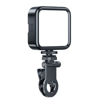 Custom Logo Mini Rechargeable LED Selfie Ring Light with 3 Brightness Levels ABS Material for Phone Laptop Live Streaming