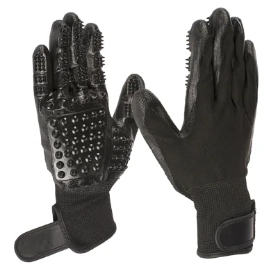 Hot Selling New Design Eco-Friendly Pet Dog Hair Remover Grooming Cleaning Brush Rubber Five Fingers Pet Gloves for Pet Dog Cat