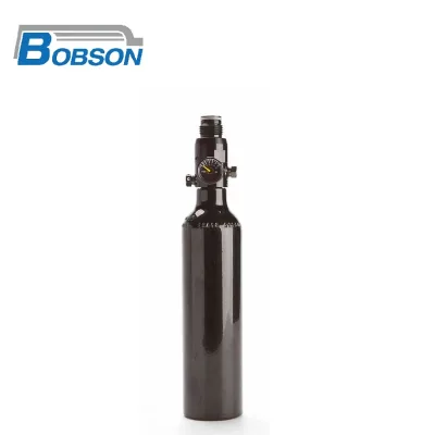 220ml Lightweight High Pressure Cylinder For Paintball Equipment With 3000 Psi Rating And Easy Carry Valve Setup