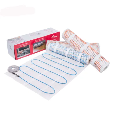 Electric Under Floor Heating Mat Tile Radiant Warm System Self-Adhesive Mats
