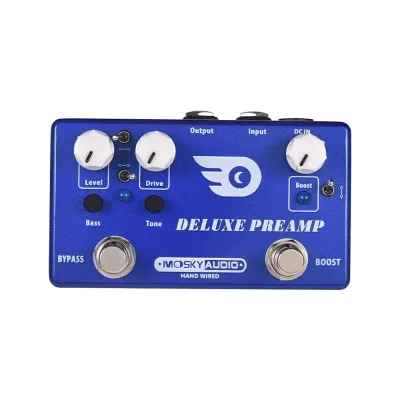 MOSKY Deluxe Multi-Effects Guitar Pedal Overdrive Boost True Bypass Classic Footswitch Effector Pedal De Consumer Electronics