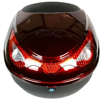 Hot Selling Comfortable Backrest Motorcycle Trunk Box Top Box with Anti-theft Lock Tail Boxes Accessories