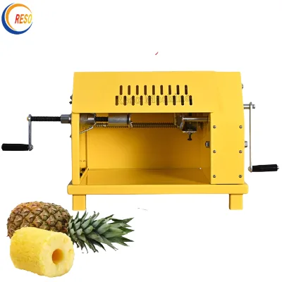 Small Manual Hand Operated Pineapple Peeler Coring Machine Pineapple Cutting Machine