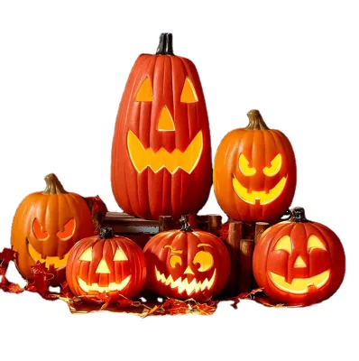 Wholesale Halloween LED Night Lights Pumpkin Lights Decoration Party Props Holiday Lighting