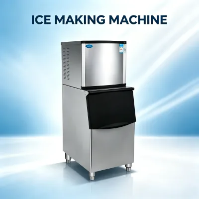 MQ-150 Commercial 150kg Ice Cube Maker Machine Stainless Steel Frost-Free Design R290 Refrigerant Air Water Cooling for Business