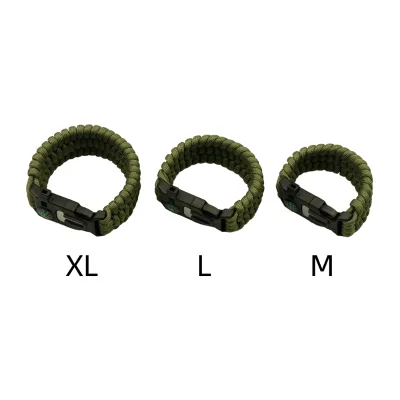Gear Emergency Paracord Bracelet Set Made by Emergency 550 Paracord Survival Gear Survival Bracelet