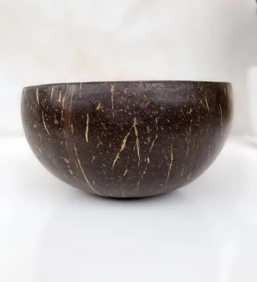 Coconut Bowls Wooden | Vegan Organic Salad Smoothie Buddha Acai Bowl for Kitchen, Dining and Decoration