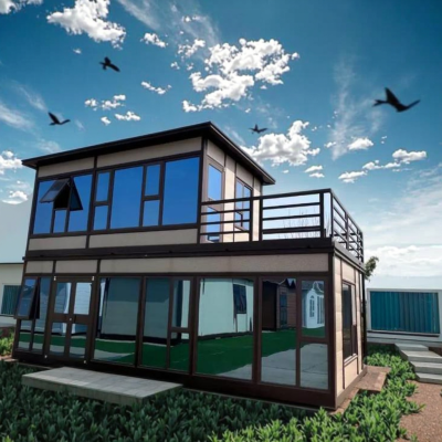 Light Steel Modern Luxury Design Steel Structure Prefab Villa Luxury