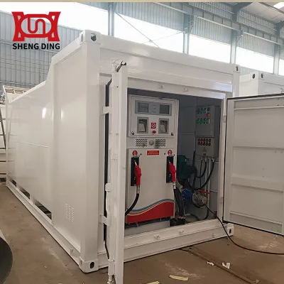 Container Mobile Gas Station Explosion-Proof Double-Wall Tank 20/40ft Customizable Factory Direct Supply