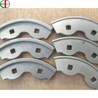 High Hardness HB600 Ni-Hard Rotary Tiller Bent Blades Wear Resistant Dry Land Farming Rotavator Blade Casting Part