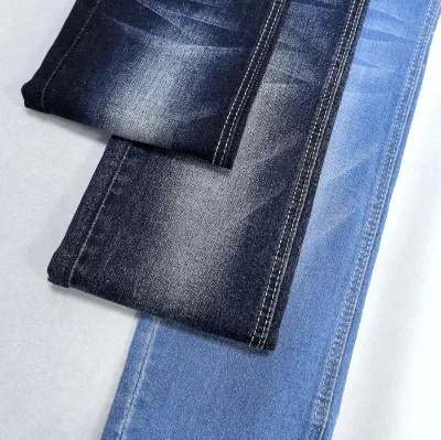 8.6oz 70/71'' 98%Cotton 2%Spandex Sulb Denim Fabric with Elastic