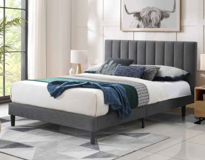 Queen Fabric Bed