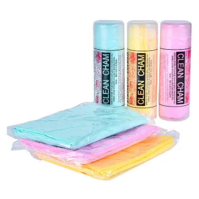 Pva Supredry Clean Cham Car Wash Cloth Auto Clean Chamois Leather Car Cleaning Cloth