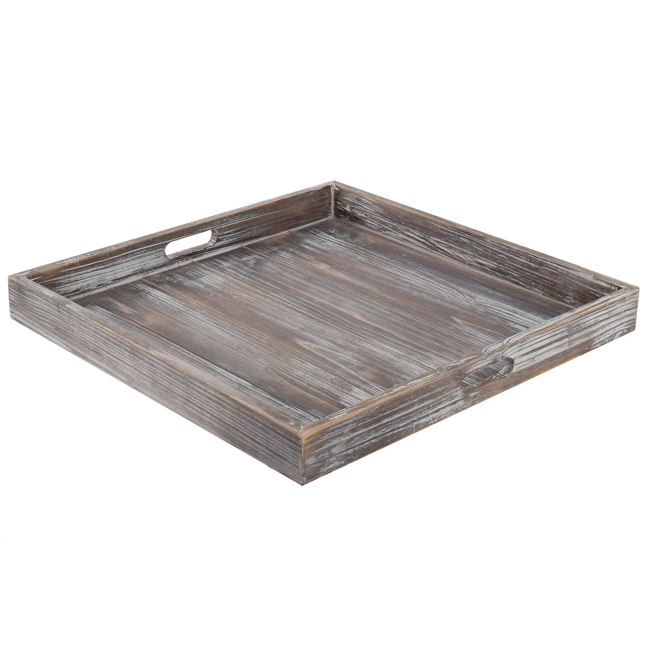 Wood Serving Tray Customized Shape Eco-Friendly Feature for Home Decor Food Serving Tray