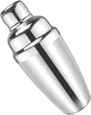Creation 400ml Stainless Steel Glass Custom Logo Cocktail Shaker With Mark