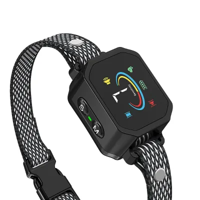 Color Screen ABS Material Dog Barking Stop Anti-Barking Training Collar Portable Does Not Hurt Dog