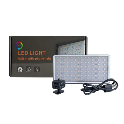 Hot Sale Fantai Portable Mini Phone Pocket Light Color Temperature 3000-6500K 14W Phone Clip square RBG Fill Light