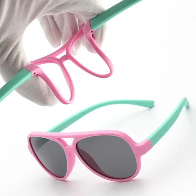 Hot Sale High Grade Quality Silicone Kids Sun Glasses Children Shades Sunglasses Polarized Baby Boy Sunglasses