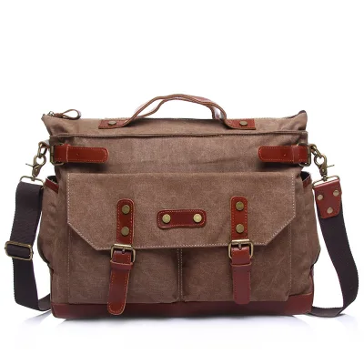 Wholesale Vintage High Quality Locks Luxury Business Briefcases for Men Travel Computer Women Laptop Bags
