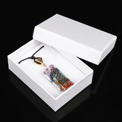 DIY Premium Quality 7 Chakra Crystal Pendant for Healing Reiki and Jewellery Ornament Jewelry