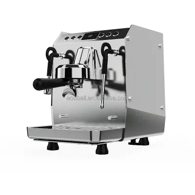 Premium Commercial Stainless Steel Electric Espresso Coffee Machine with Programmable Brew System for Business