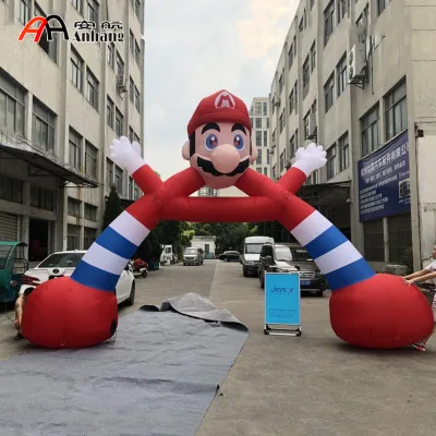 Outdoor Inflatable Mario Arch Entrance Archway for Sale