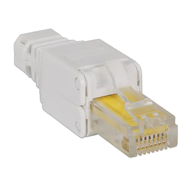 RJ45 UTP Field Connector Plug - RJ45 connector plug keystone jack Cat5/CAT6 tool free Modular Plug