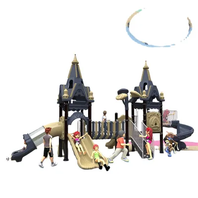 Cheap Nice Design Castle Series Slide Plastic Amusement Park Outdoor Kids Slide Playground for School