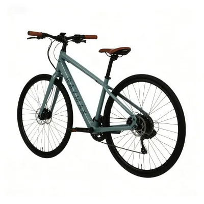 Economical 350W ECity Classic Aluminum Alloy 700C 9 Speed Rear Hub Motor Electric Commuter Bike Hydraulic Disc Brake 36V 7Ah