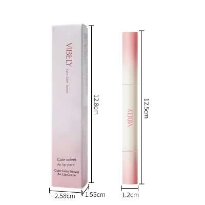 High Quality 2g Makeup Lip Balm Private Label Beauty Lip Lipstick Matte Velvet Non Stick Cup Lip Gloss