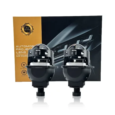High Power Led Auto Headlights 2pcs Headlight Headlamp Lens Cover Left Right Side Easy Install Bi Led Headlight