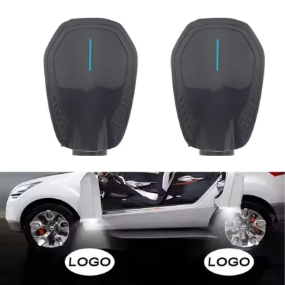 Wireless Customize Car Door logo Light Wholesale 3D Car Door Ghost  Projector Welcome Lamp Atmosphere Decorative Lamp
