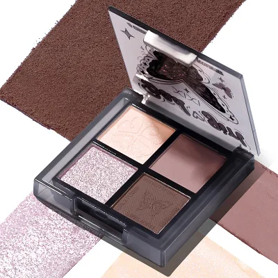 New Arrival 4 Color Eyeshadow Palette Eye Makeup Matte Eyeshadow Long Lasting Eyeshadow Palette for Women