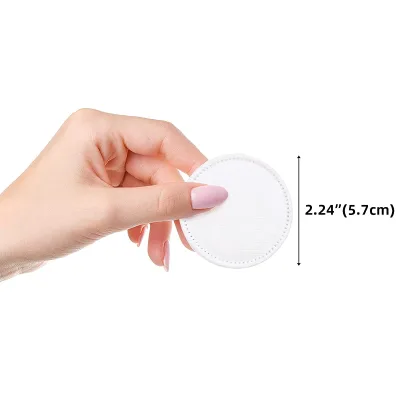 Disposable Facial Cleansing Cotton Rounds Makeup Remover Pads, Hypoallergenic,100% Pure Cotton, Lint-Free