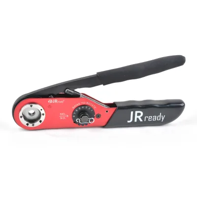 JRready ACT-M309 Mid-Current Range Adjustable Four-indent Crimp Plier 8-18AWG Used in Automotive Electrical Connector