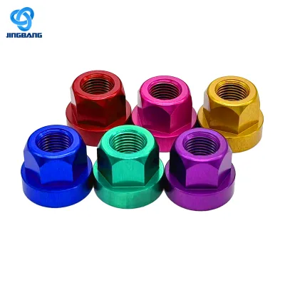 Plastic Chrome Nut Covers Press Fit M8 Lock Nut Collet-nut for Industrial Supply