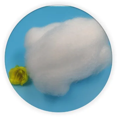 High Quality 16Dx88mm Bright White Nylon6 Fiber for Nonwoven Fabric
