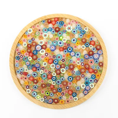 Mixed Mini Millefiori Glass Mosaic Tile for Hand Craft Mosaic Art