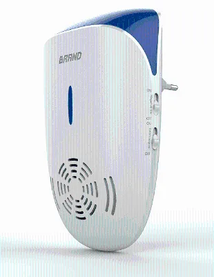 High-Power Eco-Friendly 5 in 1 Ultrasonic Mosquito & Cockroach Repeller with Night Light and Plug Design