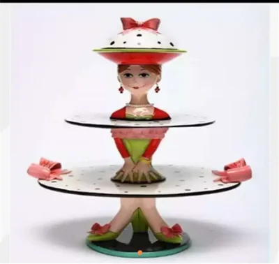 Hot Sale Personalized Handmade Ceramic Cake Stand Set of 4