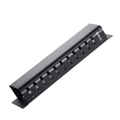 Hot Selling Product Wiring Rack 12 Ring Metal Steel Cable Rack 19 Inch 24 2U 12 Thick Manager Wiring Rack