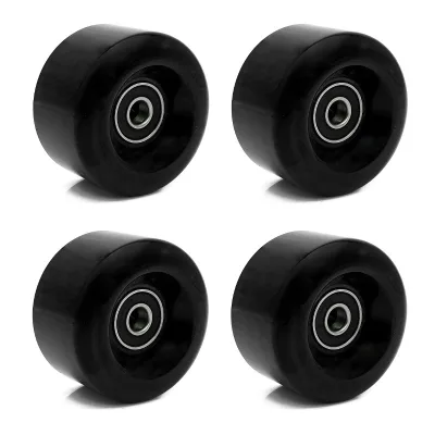 Cross-border Double-row Roller Skates with PU High-elastic Non-glowing Plastic Wheels
