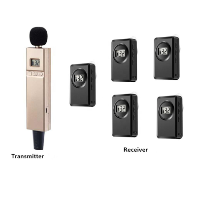 Handheld Digital USB Wireless Radio Transmitter&receiver Ture Guide Wireless System